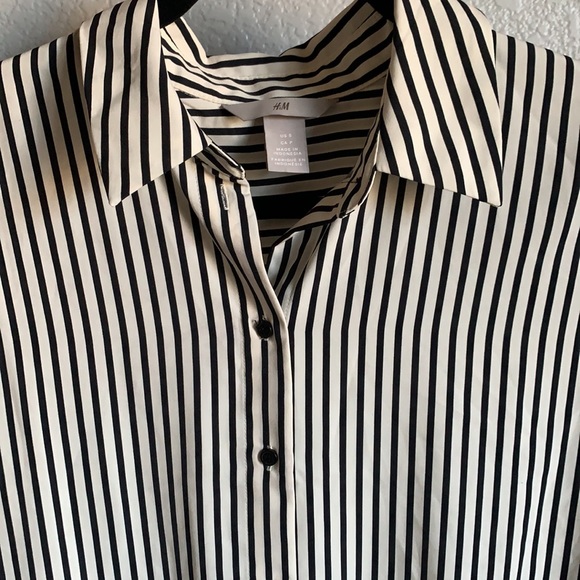 Silky Soft Stripped Button Up - Picture 3 of 5